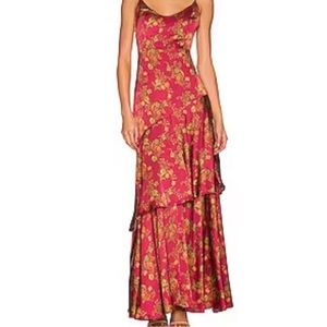 House of Harlow 1960 x Revolve Red Maxi Dress small